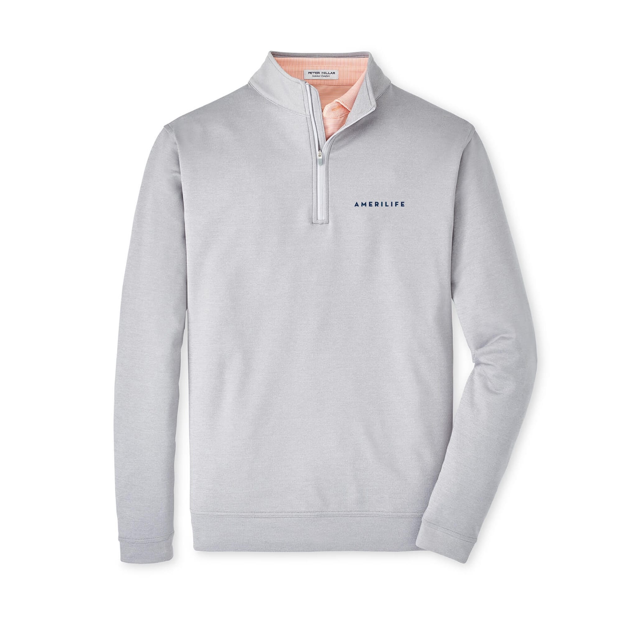 Peter Millar Men's Crown Sport Perth Perth Perfomance Melange 1/4 Zip - Image 2